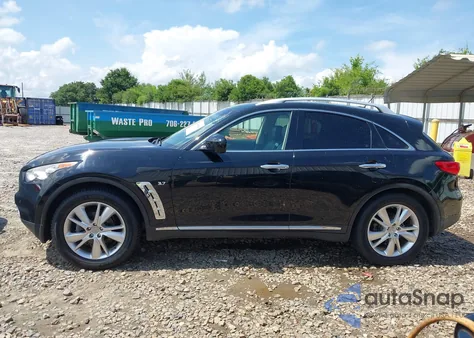 2014 Infiniti Qx70 из США, поврежденный, VIN JN8CS1MW8EM410917